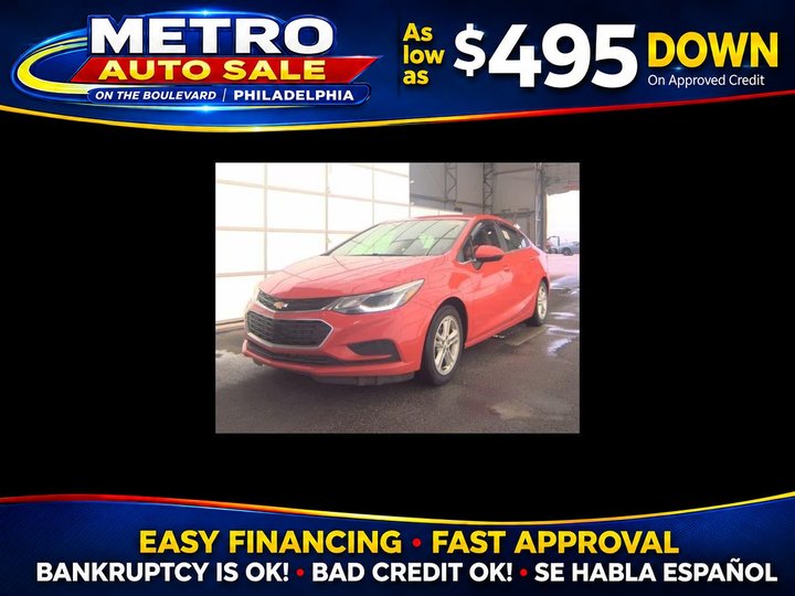 2018 CHEVROLET CRUZE LT for sale in PHILADELPHIA
