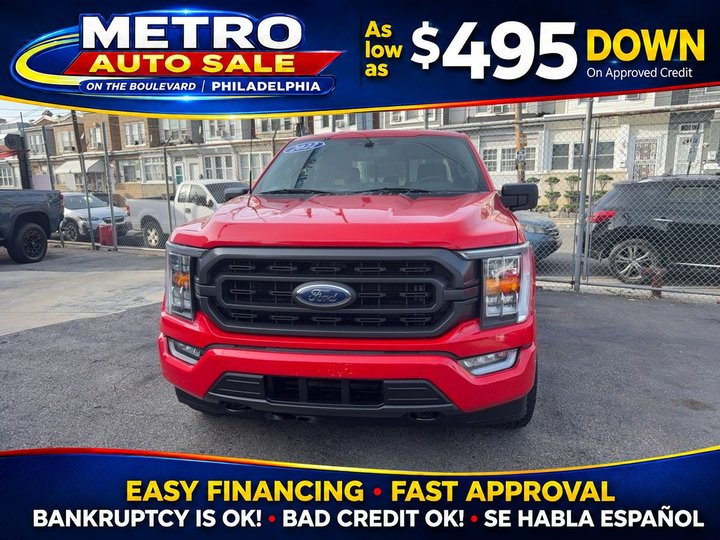2022 FORD F150 SUPERCREW CAB for sale in PHILADELPHIA