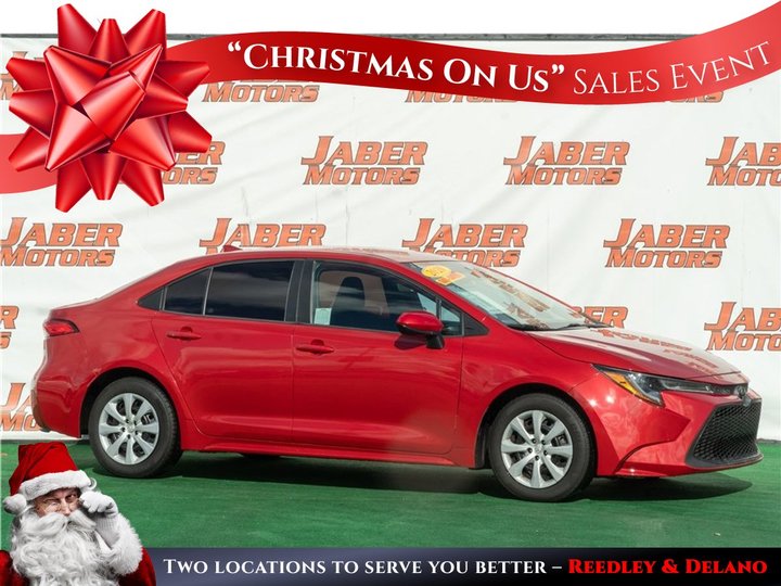 RED, 2020 TOYOTA COROLLA Image 