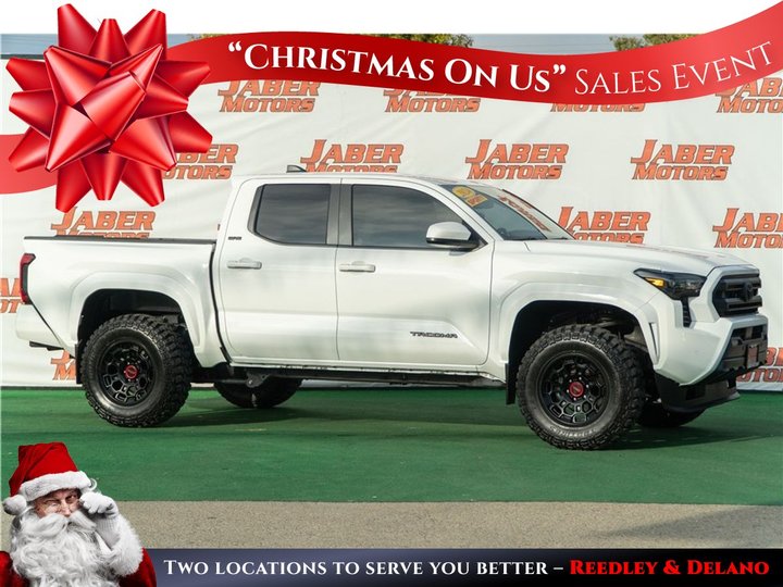 WHITE, 2024 TOYOTA TACOMA DOUBLE CAB Image 
