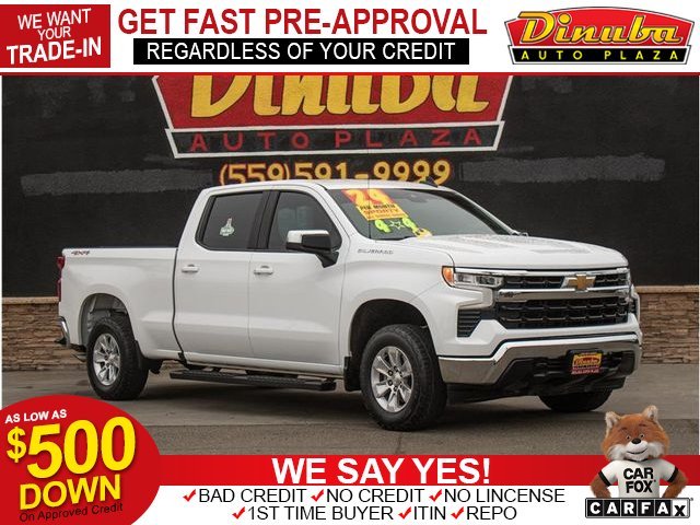 WHITE, 2024 CHEVROLET SILVERADO 1500 CREW CAB Image 