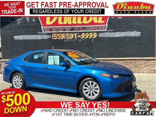 2019 TOYOTA CAMRY for sale in DINUBA