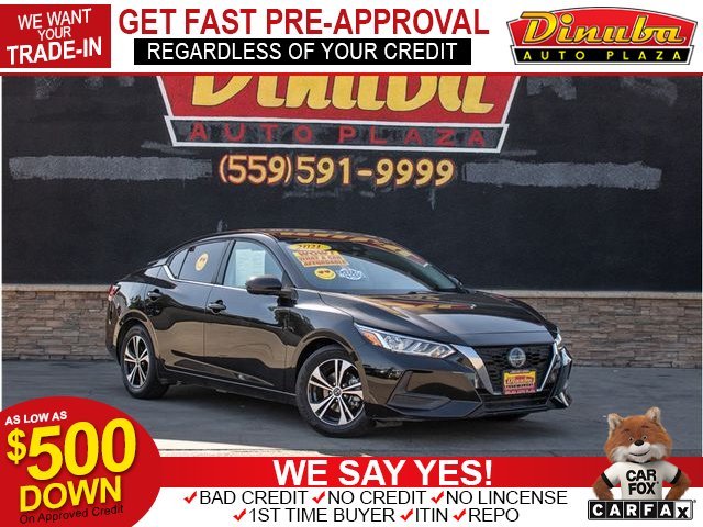 BLACK, 2021 NISSAN SENTRA Image 