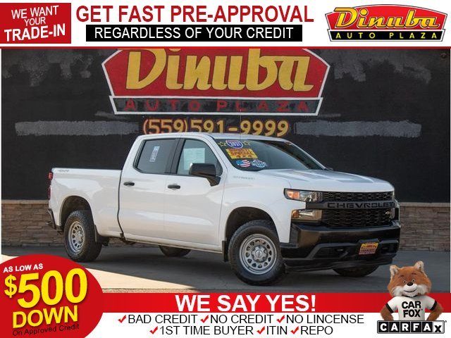 2021 CHEVROLET SILVERADO 1500 CREW CAB for sale in DINUBA