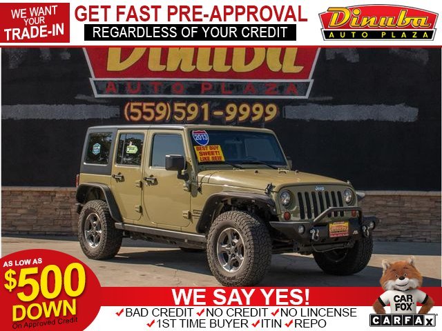 GREEN, 2013 JEEP WRANGLER Image 