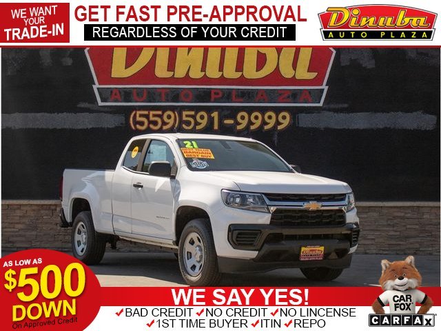 WHITE, 2021 CHEVROLET COLORADO EXTENDED CAB Image 