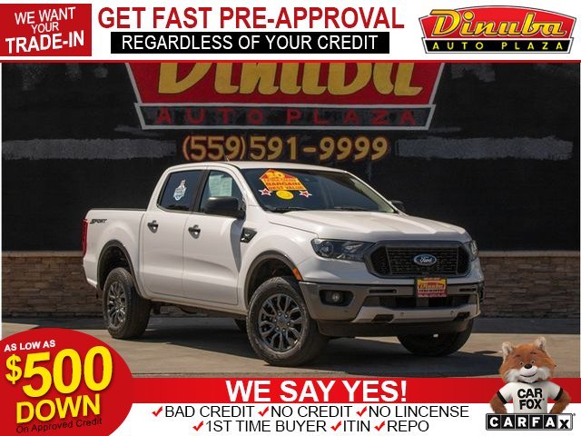 WHITE, 2020 FORD RANGER SUPERCREW Image 