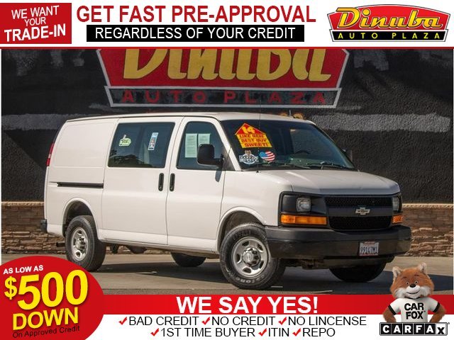 WHITE, 2014 CHEVROLET EXPRESS 2500 CARGO Image 