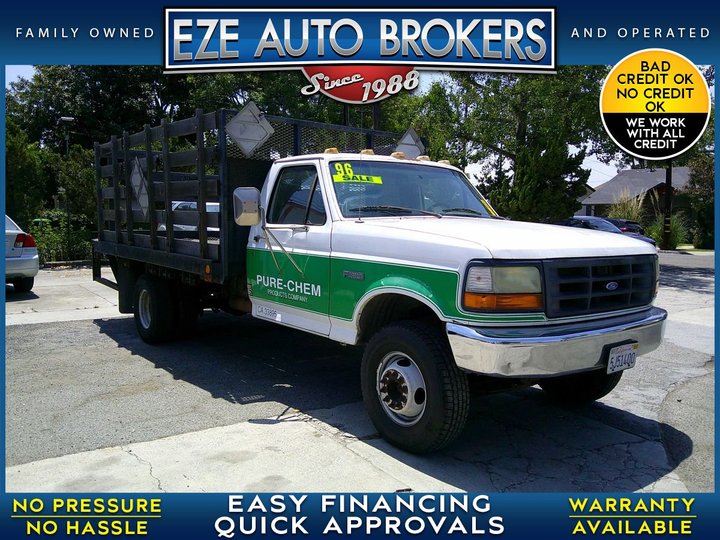 1996 FORD F350 SUPER DUTY REGULAR CAB & CHASSIS for sale in ORANGE