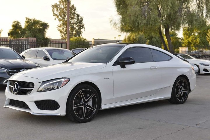 GRAY, 2018 MERCEDES-BENZ MERCEDES-AMG C-CLASS Image 