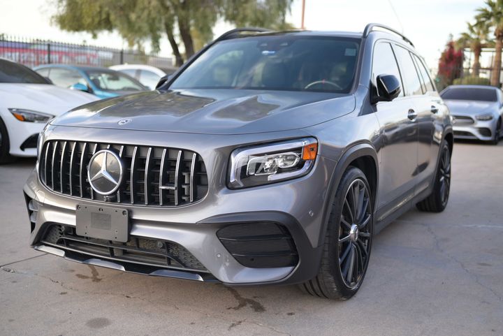 GRAY, 2021 MERCEDES-BENZ MERCEDES-AMG GLB Image 
