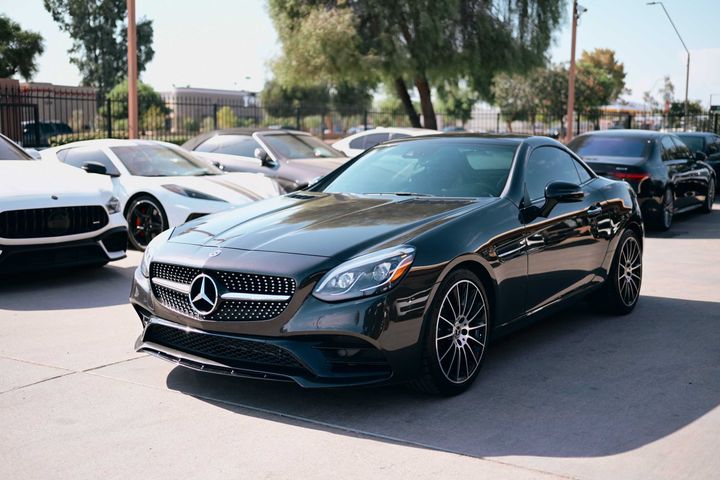 GRAY, 2020 MERCEDES-BENZ SLC Image 