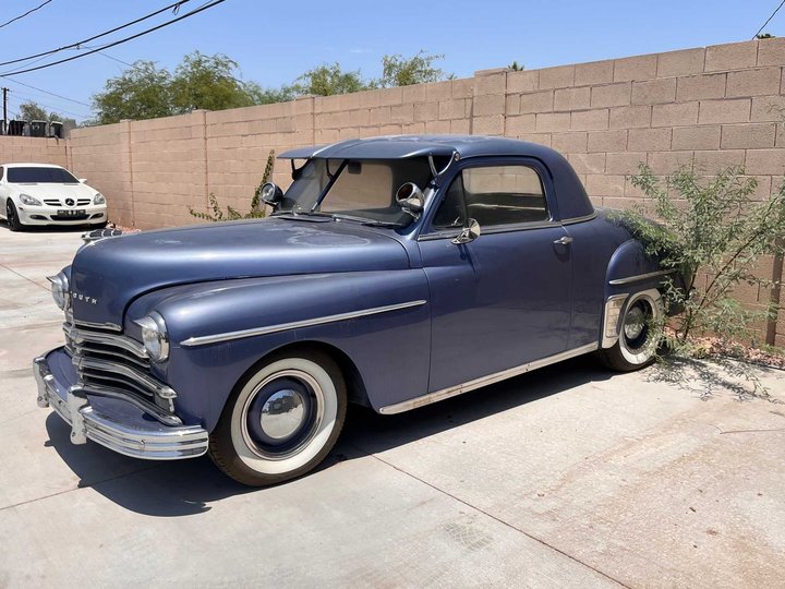 BLUE, 1949 CHRYSLER PLYMOUTH Image 
