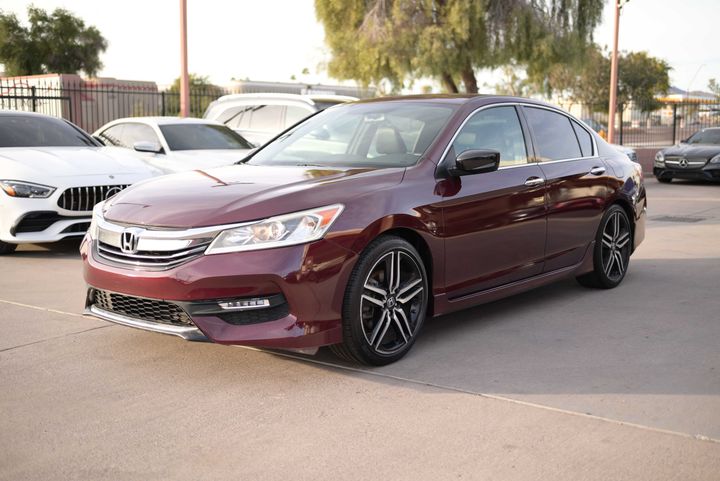 RED, 2017 HONDA ACCORD Image 