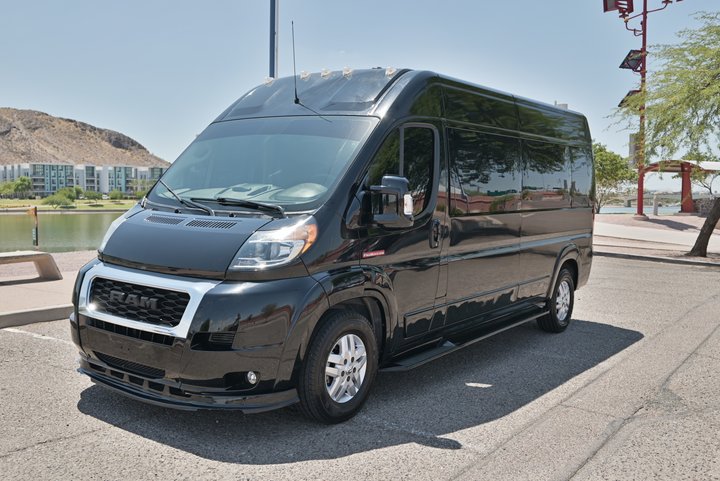 BLACK, 2021 RAM PROMASTER WINDOW VAN Image 