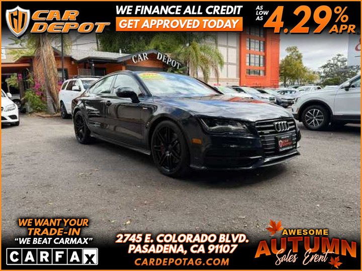 2014 AUDI A7 PRESTIGE SUPER CLEAN WELL MAINTAINED RARE INTERIOR COLOR for sale in PASADENA