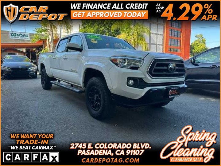 2020 TOYOTA TACOMA DOUBLE CAB LONG BED for sale in PASADENA
