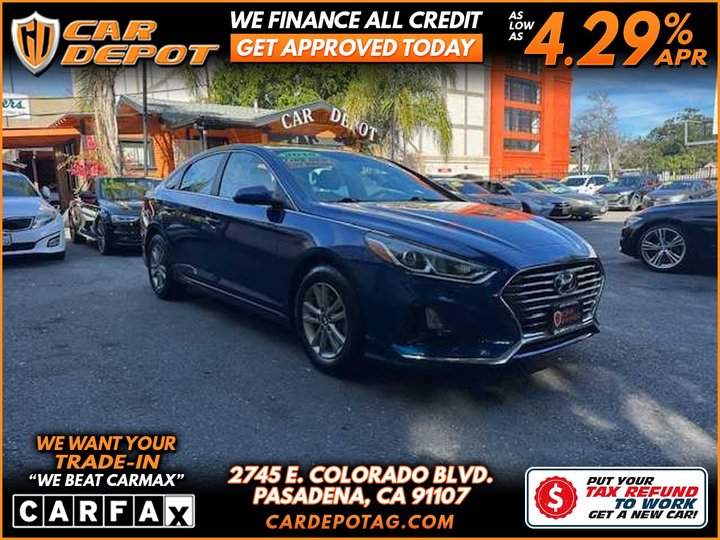 2018 HYUNDAI SONATA for sale in PASADENA