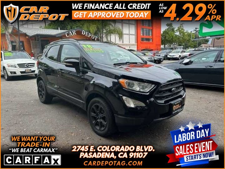 2018 FORD ECOSPORT for sale in PASADENA