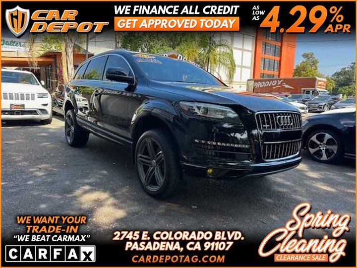 2015 AUDI Q7 1 OWNER 20 SRVS RECORDS DSL for sale in PASADENA