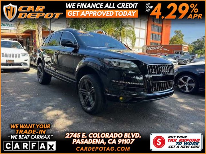 2015 AUDI Q7 1 OWNER 20 SRVS RECORDS DSL for sale in PASADENA