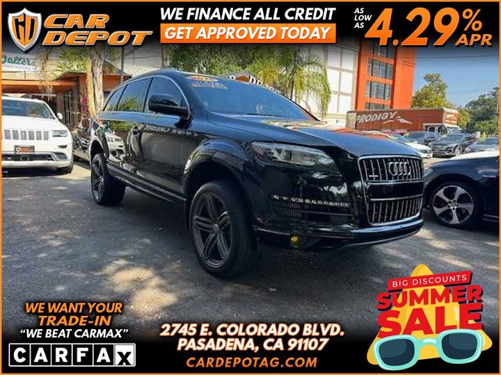 2015 AUDI Q7 1 OWNER 20 SRVS RECORDS DSL for sale in PASADENA
