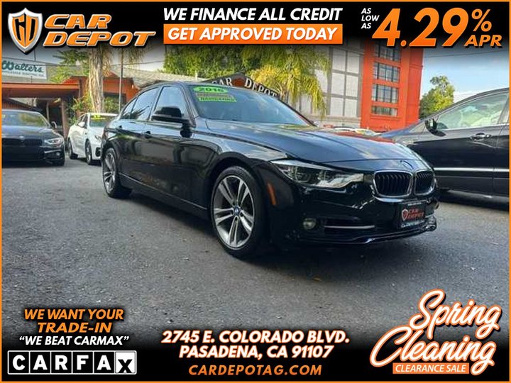 2016 BMW 3 SERIES for sale in PASADENA