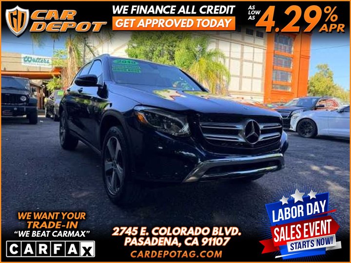 2019 MERCEDES-BENZ GLC WITH PANO ROOF 360 CAMERA LOW MILES SUPER CLEAN for sale in PASADENA