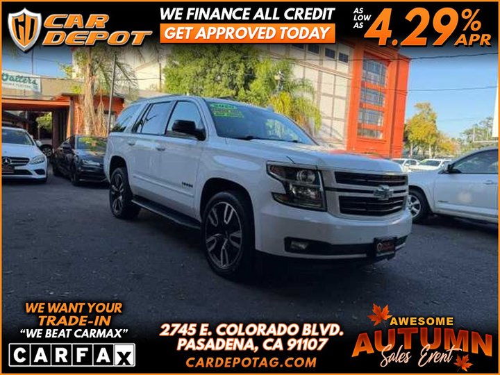 2020 CHEVROLET TAHOE PREMIER LOADED FULL SERCS RECORDS 1 OWNER for sale in PASADENA