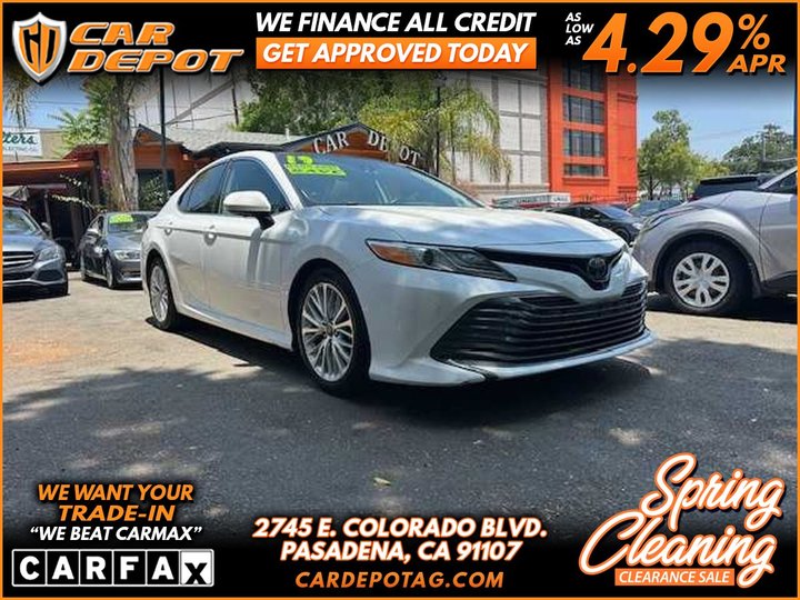 2019 TOYOTA CAMRY 1 OWNER LOADED WITH OPTIONS for sale in PASADENA