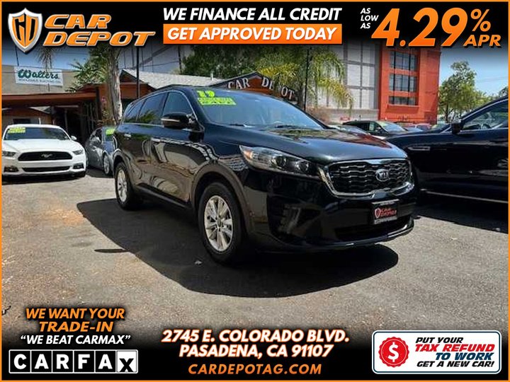 2019 KIA SORENTO for sale in PASADENA