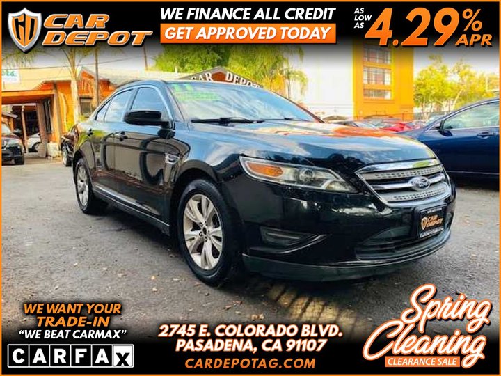 2011 FORD TAURUS for sale in PASADENA