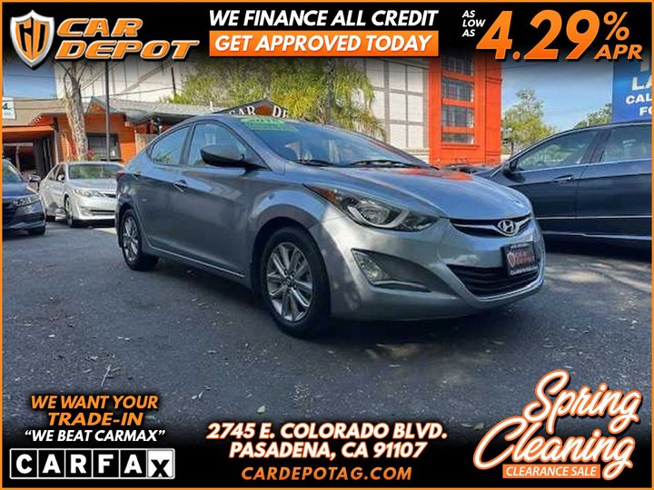2015 HYUNDAI ELANTRA for sale in PASADENA