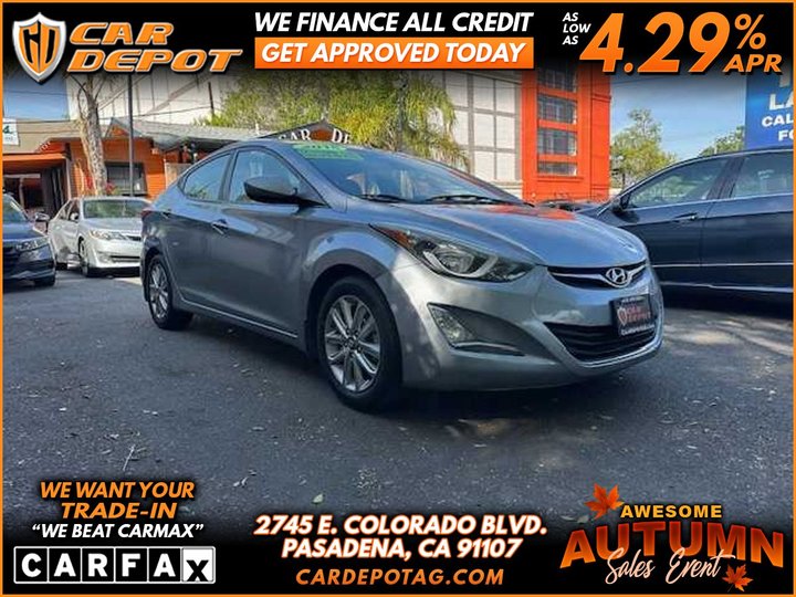 2015 HYUNDAI ELANTRA for sale in PASADENA