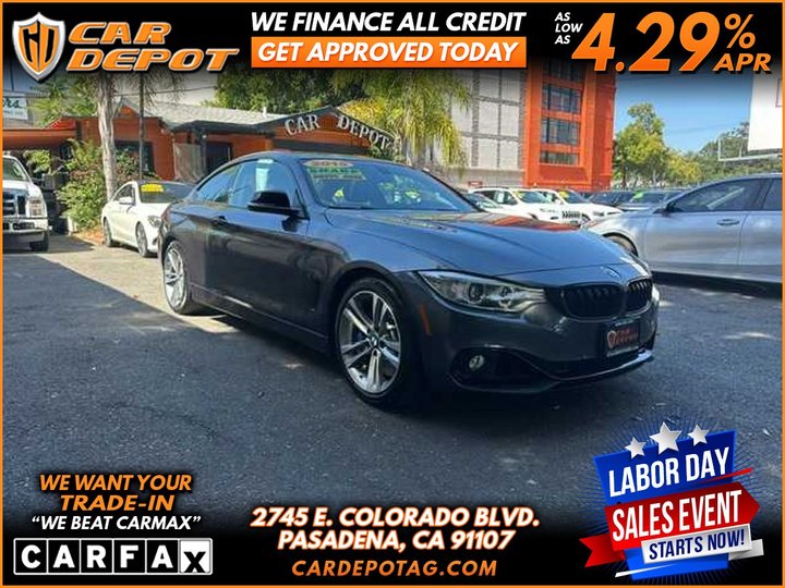 2015 BMW 4 SERIES SUPER LOW MILES SUPER CLEAN SPT LINE for sale in PASADENA