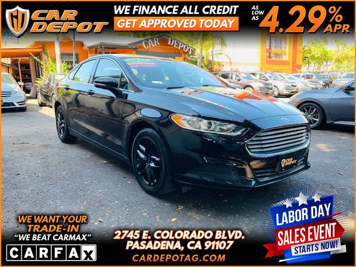 2014 FORD FUSION for sale in PASADENA