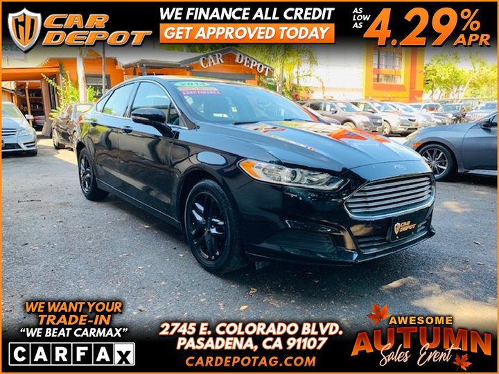 2014 FORD FUSION for sale in PASADENA