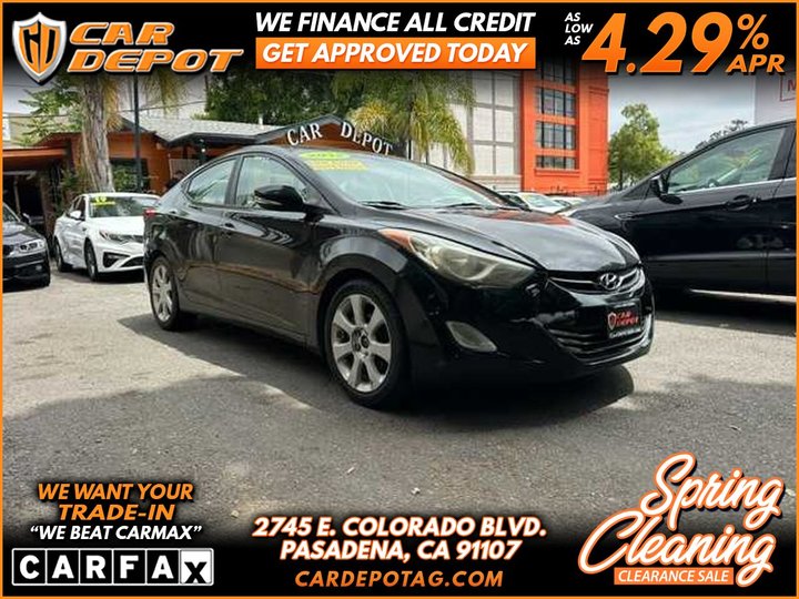 2012 HYUNDAI ELANTRA for sale in PASADENA