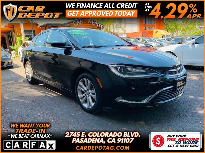 2016 CHRYSLER 200 for sale in PASADENA