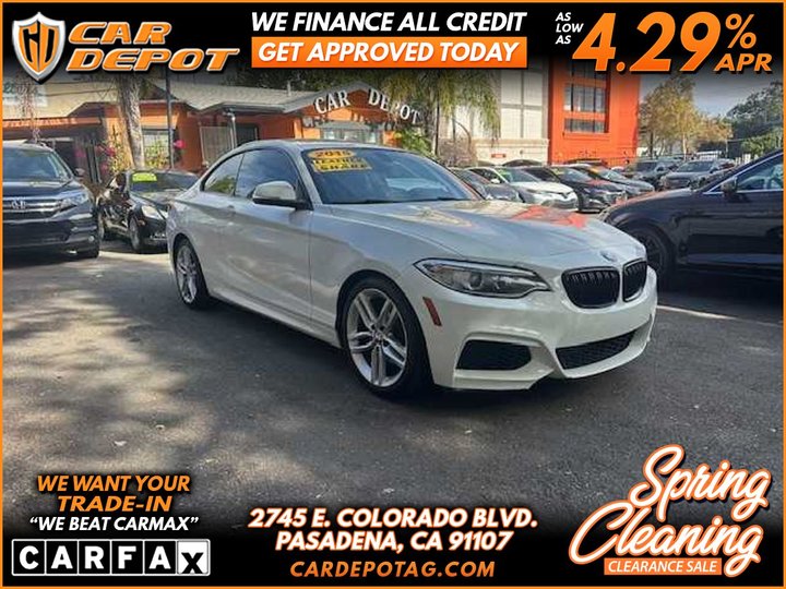 2015 BMW 2 SERIES M SPT for sale in PASADENA