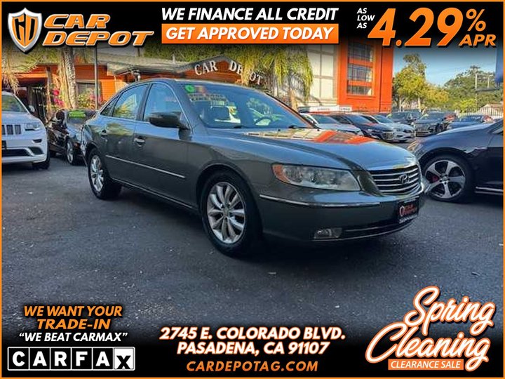 2007 HYUNDAI AZERA for sale in PASADENA