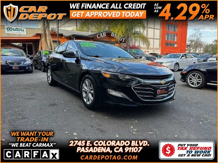 2019 CHEVROLET MALIBU for sale in PASADENA