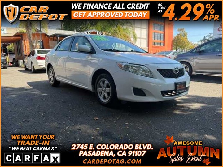 2010 TOYOTA COROLLA LE SUPER CLEAN for sale in PASADENA