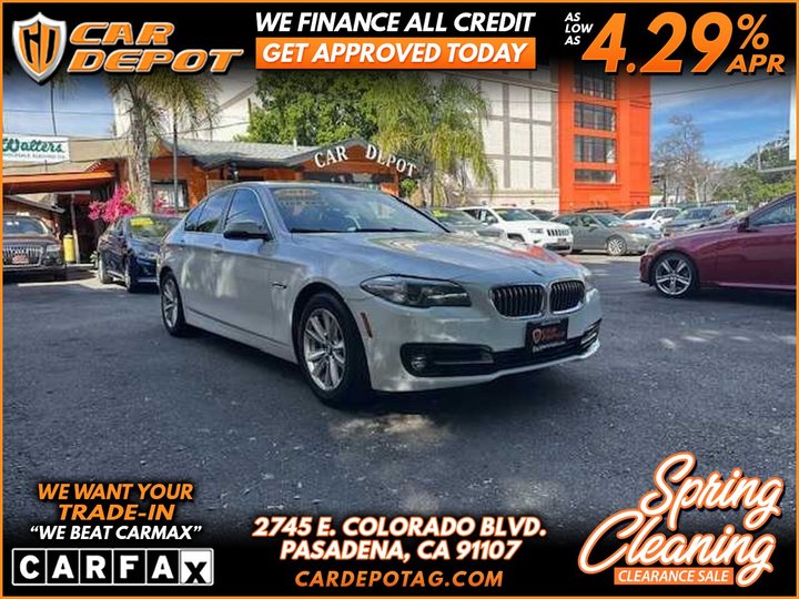 2015 BMW 5 SERIES for sale in PASADENA