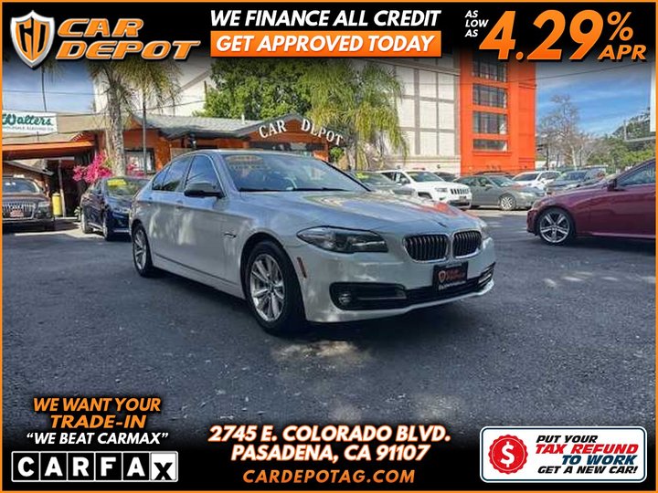 2015 BMW 5 SERIES for sale in PASADENA