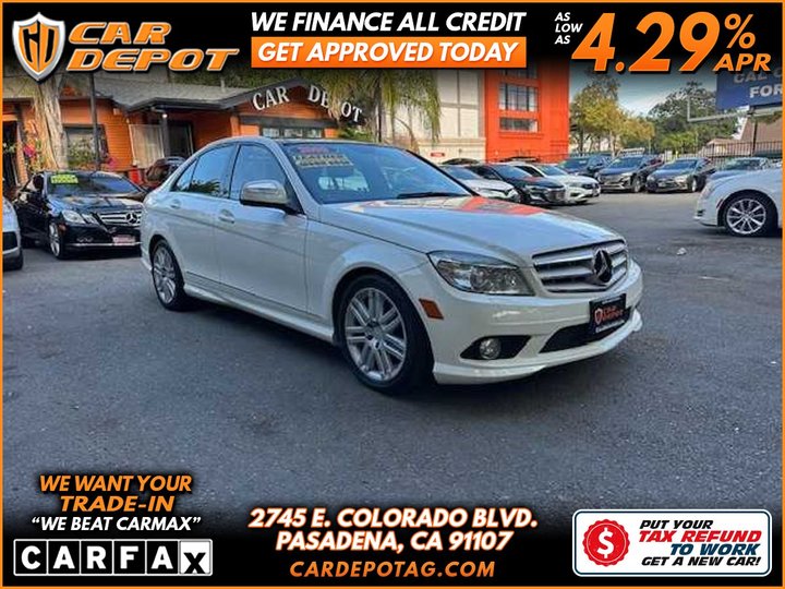 2009 MERCEDES-BENZ C-CLASS for sale in PASADENA