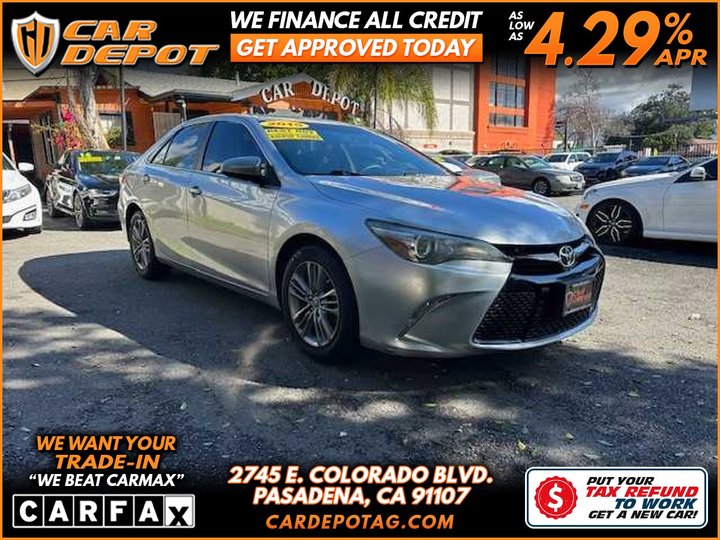 2015 TOYOTA CAMRY for sale in PASADENA