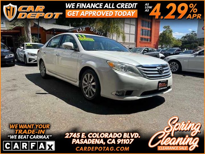 2011 TOYOTA AVALON for sale in PASADENA