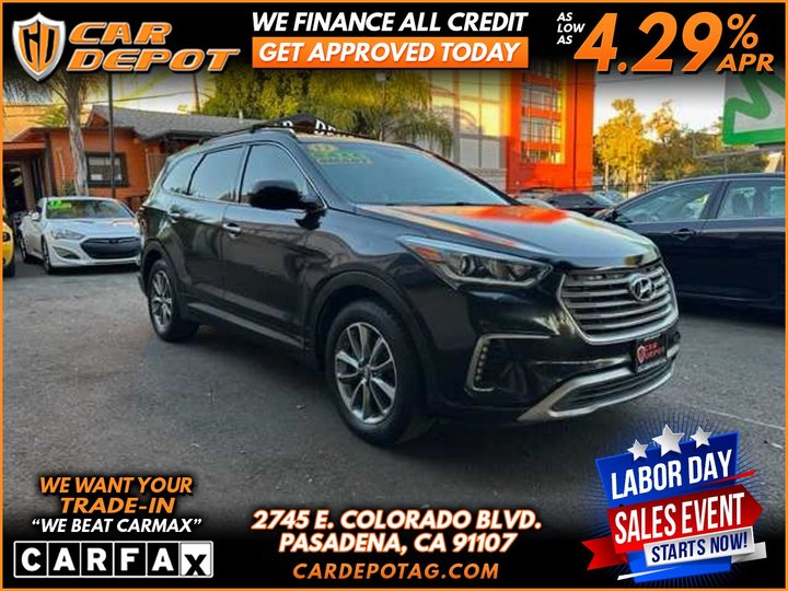2017 HYUNDAI SANTA FE for sale in PASADENA