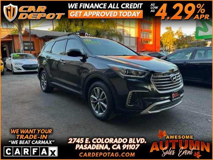 2017 HYUNDAI SANTA FE for sale in PASADENA